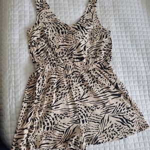 H&M Animal Print Romper